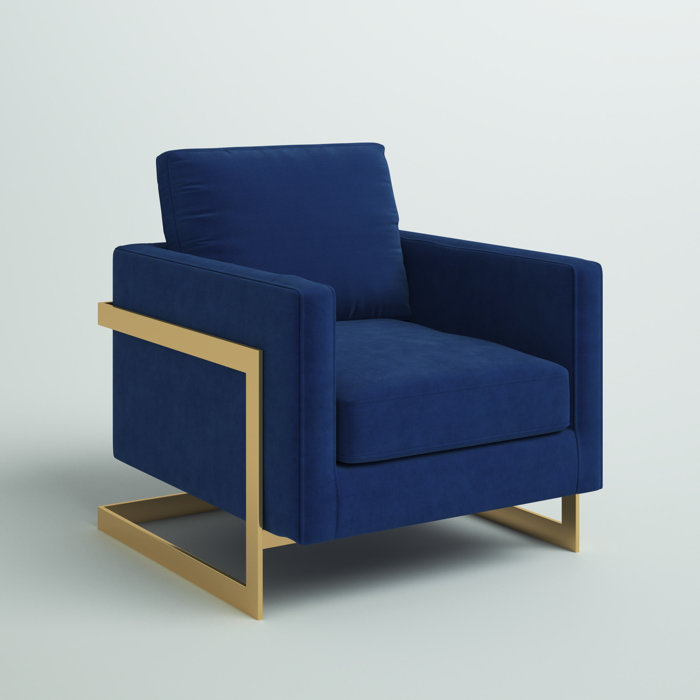 Upper Square™ Posse Performance Velvet Accent Chair & Reviews Wayfair